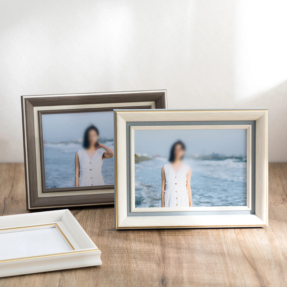 Wooden Photo Frame For Wall Hanging 10X15 15X20 20X25cm A4 Wood Picture Frame Stand For Pictures Photo Decor Commemorative Gift