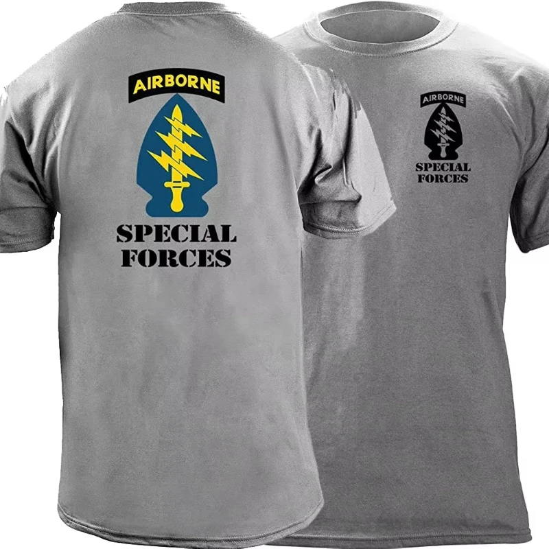 US Army Special Forces Unit T-Shirt 100% Cotton O-Neck Short Sleeve Summer Casual Mens T-shirt Streetwear