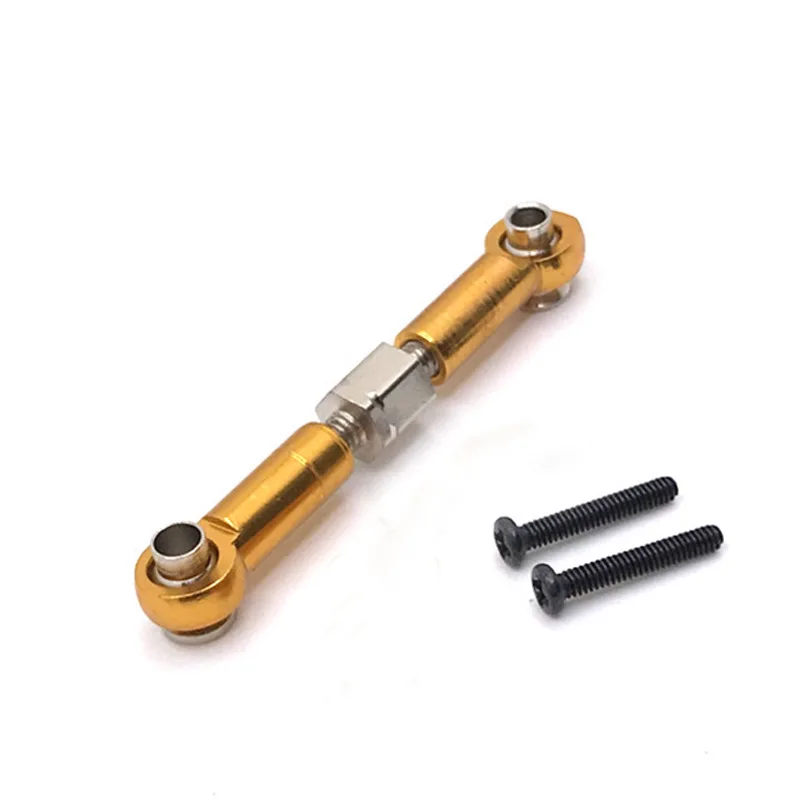 Metal Servo Linkage Pull Rod Steering Tie Rod For WLtoys 144001 144002 144010 124016 124017 124018 124019 RC Car Upgrade Parts