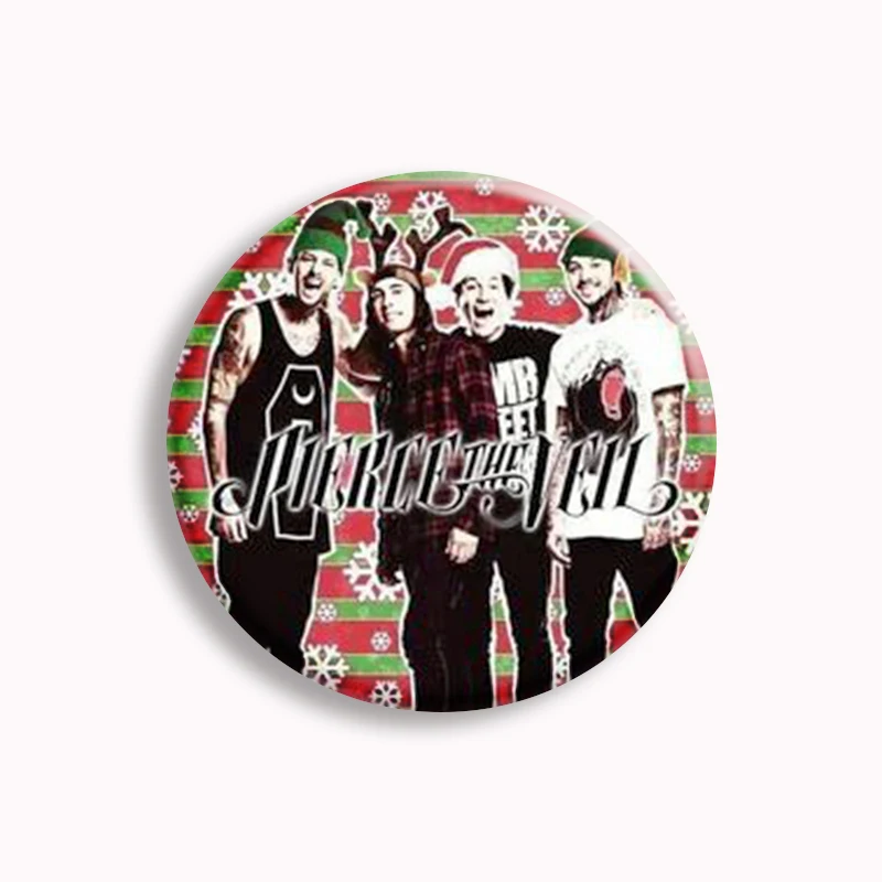 Pierce The Veil Music Band Collide With The Sky Album Cover Soft Button Pin Music Lover Brooch Fans Collect Gift For Friends