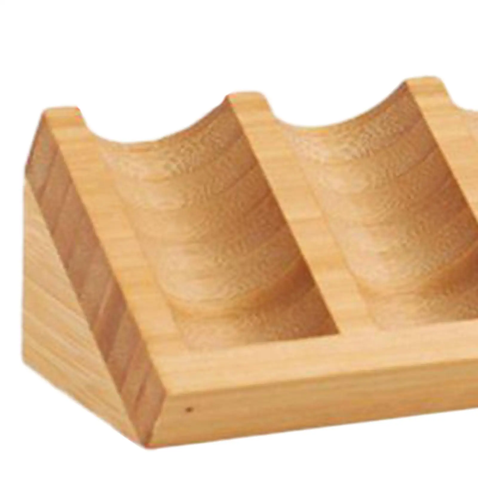 Essential Oil Display Rack 6 Slots Bamboo Table Essential Oil Bottle Holder