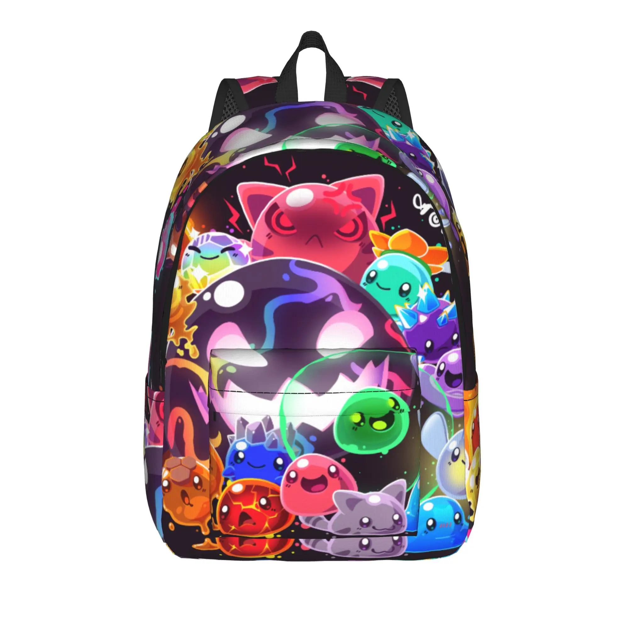 Warm Orange Slime Rancher Backpack  Aesthetic Backpacks Female University Large High School Bags High Quality Rucksack