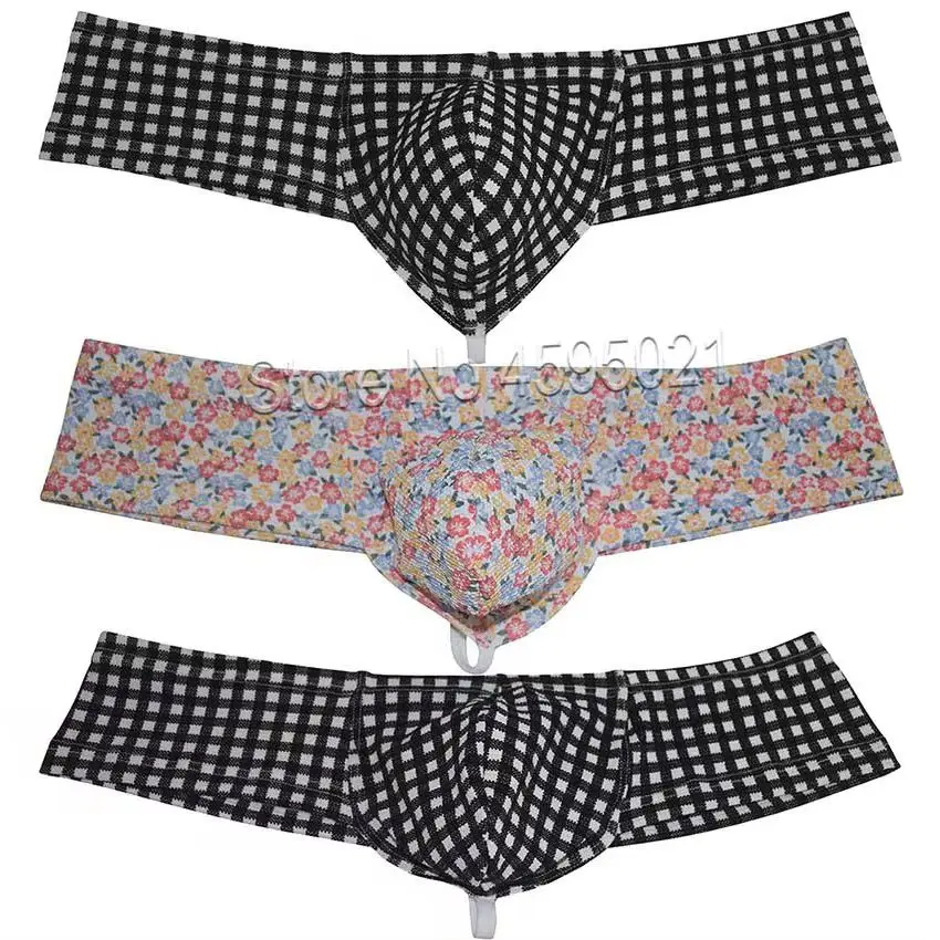 

Зухчатые мужские трусы-бикини, нижнее белье-стринги, микро-боксеры, мужские трусы, мини-низ с низкой посадкой и высокими штанинами, пышная сумка, пляжные плавки