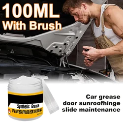Car Door Grease Synthetic Lithium Grease Garage Door Lubricant 110ML Mechanical Maintenance Gear Oil Synthetic Grease For Hinge
