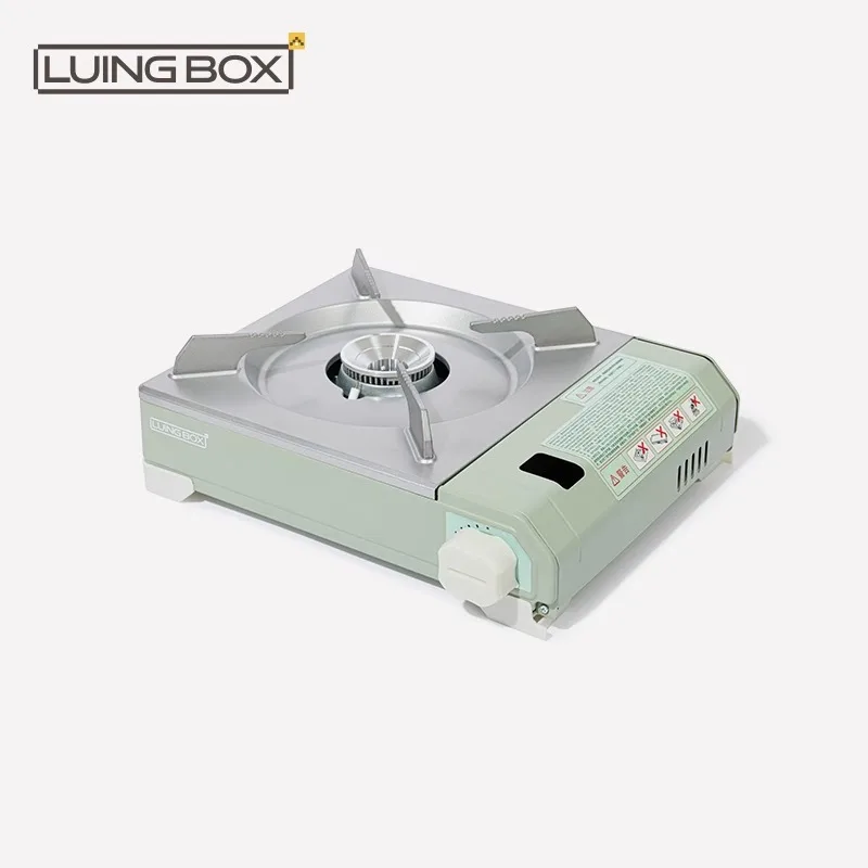 

LUINGBOX Camping Box Cassette Stove Outdoor Field Stove Cooker Vascas Portable Card Magnetic Gas Stove