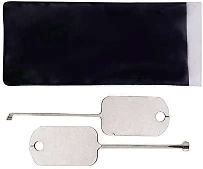 2pcs Utility Fast Kaba LockPick Tool,Civil Lock Fast Tool Set ,Stainless Steel Home Hardware Tools