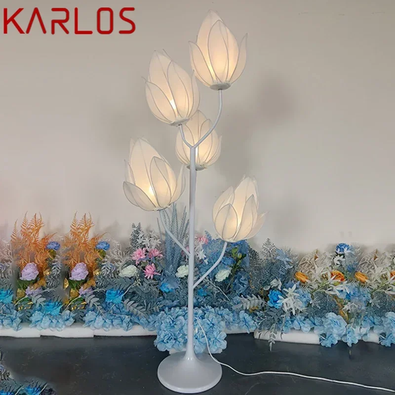 KARLOS Modern Yulan Flower Wedding Roadlight LED Light for Party Stage Road Festive Atmosphere Background Decoration