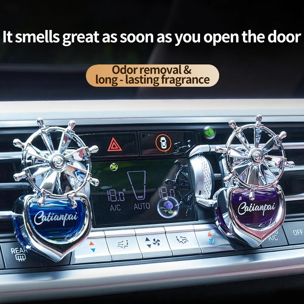 Car Air Vent Perfume, In-Car Air Freshener - Vehicle Air Vent Decorative Pendant. Easy-to-Use Car Interior & Fresh-Fragranced Ai
