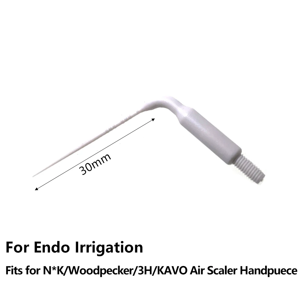5Pcs Dental Sonic Powered Irrigation Tips - For Air Scaler Handpiece & Endo Root Canal Therapy Plastic Material