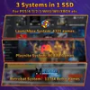 SSD de jeu rétro Portable 80 + émulateurs pour PS5/PS4/PS3/PS2/XBOX One/SWITCH/WII/DC 16191 jeux Launchbox & Retrobat & Playnite pour PC 2