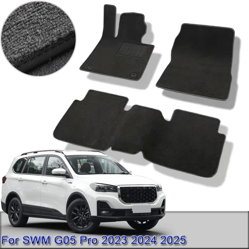 

For SWM G05 Pro 2023 2024 2025 Custom Car Floor Mats Waterproof Non-Slip Floor Mats Interior Carpets Rugs Foot Pads Accessory