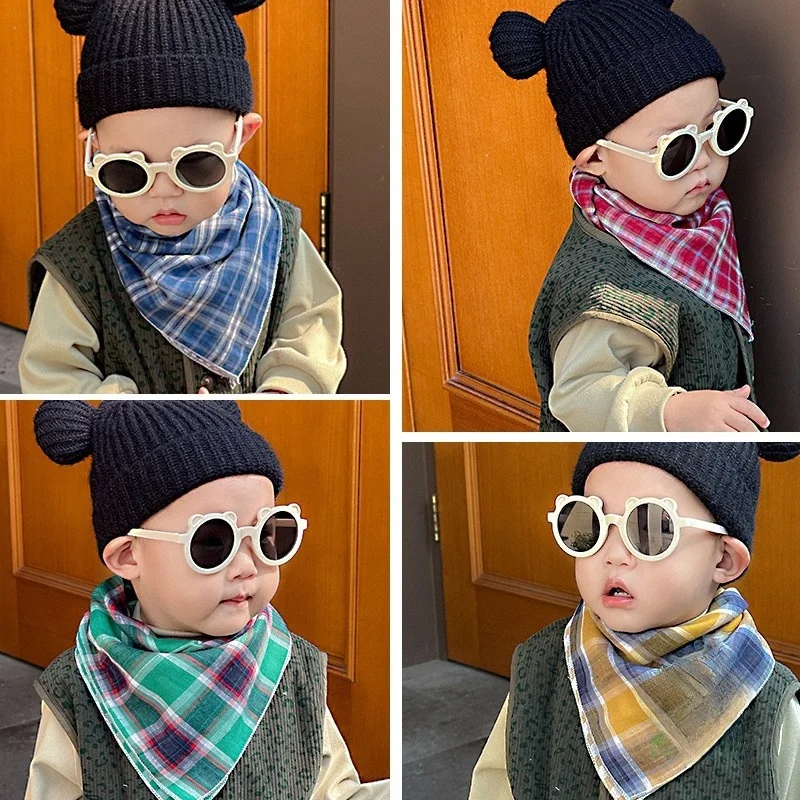 

Children's Plaid Scarf Ne Protection e Scarf Warm Balac ex Cheered Scarf Cozy Ne Warmer for Kids