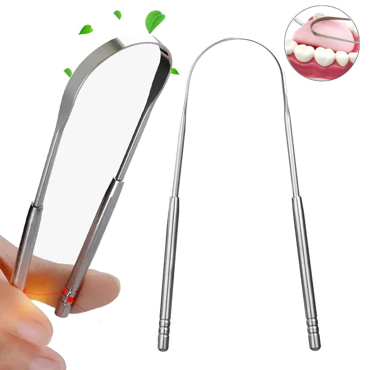 

1Pc Tongue Scraper Oral Cleaner Brush Fresh Cleaning Hygiene For Men And Women High Quality Tounge Scraper 4Colors