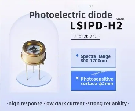 

Фотодетектор обнаружения инфракрасной спектроскопии LSIPD-H2, 800-1700 нм, 2 мм InGaAs PIN, точное обнаружение