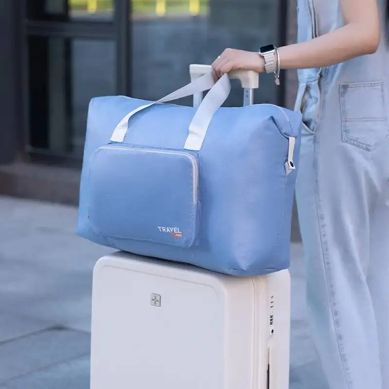 

Fashion Simple Large Capacity Lightweight Travel Bag - Foldable Handheld Luggage Tote for Short Trips Portable Storage Solution
