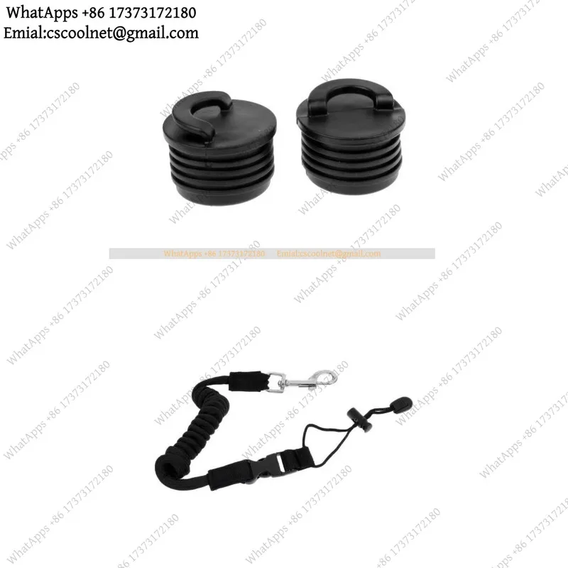 JS02 Durable Plastic Kayak Scupper Drain Plug Bung Bolt Snap Replacement Accessory for Ocean Boats