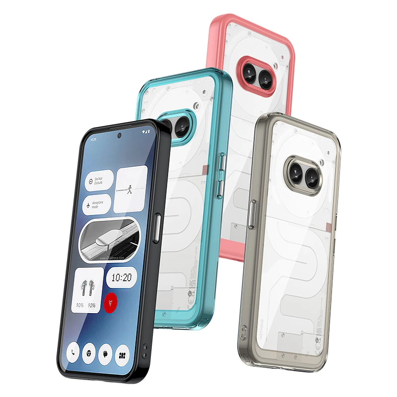 Colorfull Acrylic Case For Nothing Phone 2a 2 1 Protective Shockproof Phone Cover Frame Clear Funda Coque Capa Shell