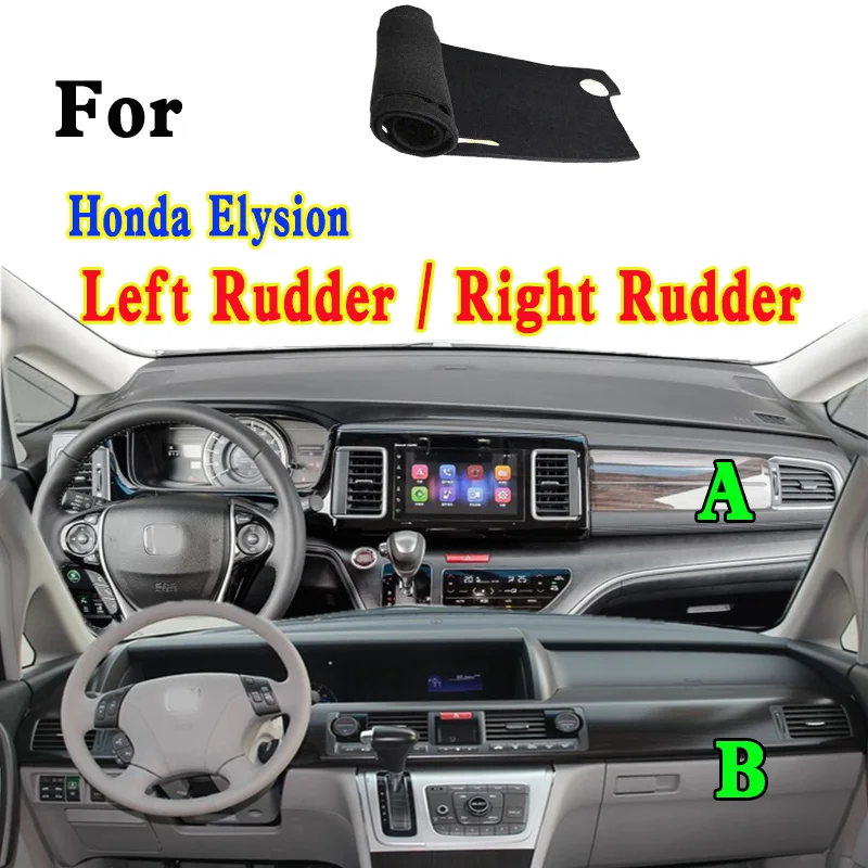 For Honda Elysion Lagi RR7 RR8 RR9 Car-Styling Dashmat Dashboard Cover Instrument Panel Insulation Sunscreen Protective Pad
