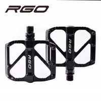 RGO Ultra Light Bicycle Pedal Sealing Bearing Aluminum Alloy Anti slip Mountain Bicycle BMX Road Bicycle Pedal bike Accessories