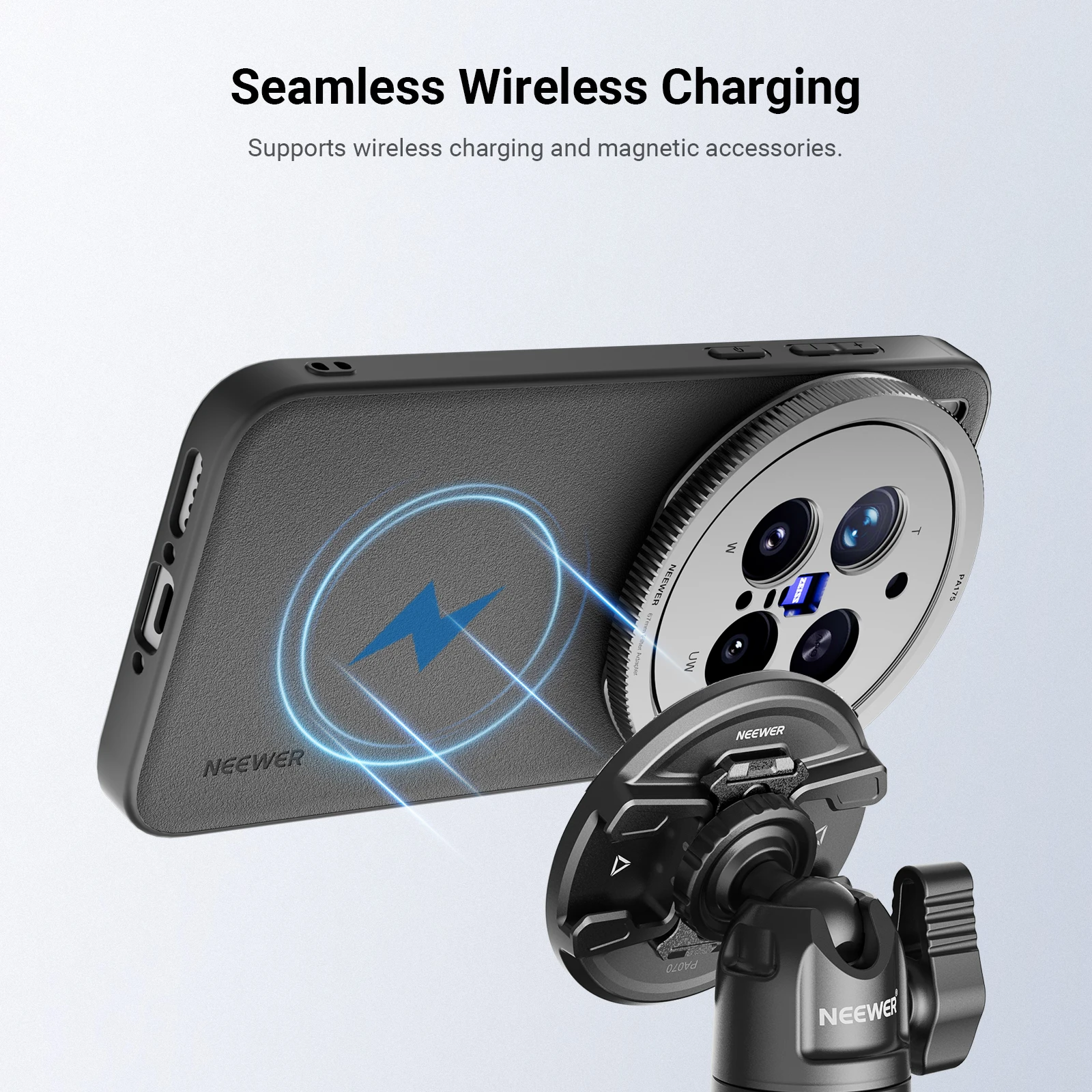 NEEWER Handyhülle für Vivo X300 Pro, Schutzhülle aus TPU/PC mit 67-mm-Filteradapter und 17-mm-Objektivhalterungen – Detail 8