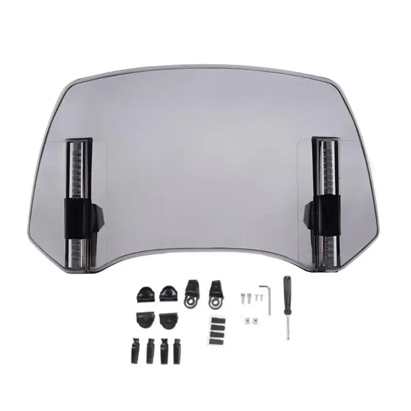 31BC Foldable Windshield Deflector High Resistance Against Sand for Motorbikes, Easy to Adjust for City Commuters Enthusiasts