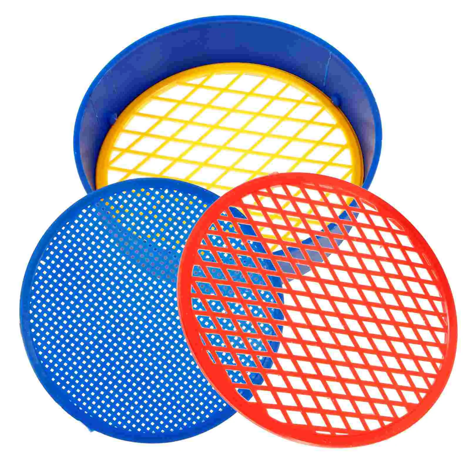 

Soil Sieve Sifter Plastic Sifting Pan The Rock Compost Mesh Sifters Tool for Rocks Gardening