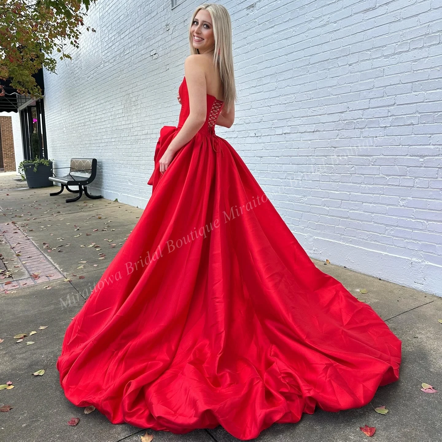 ارتفاع منخفض حفلة موسيقية فستان الملكة 2k26 مشد فقاعة هيم الأحمر روزيت طويل Ballgown في سن المراهقة سيدة مسابقة رسمية مساء كوكتيل حزب ثوب #4