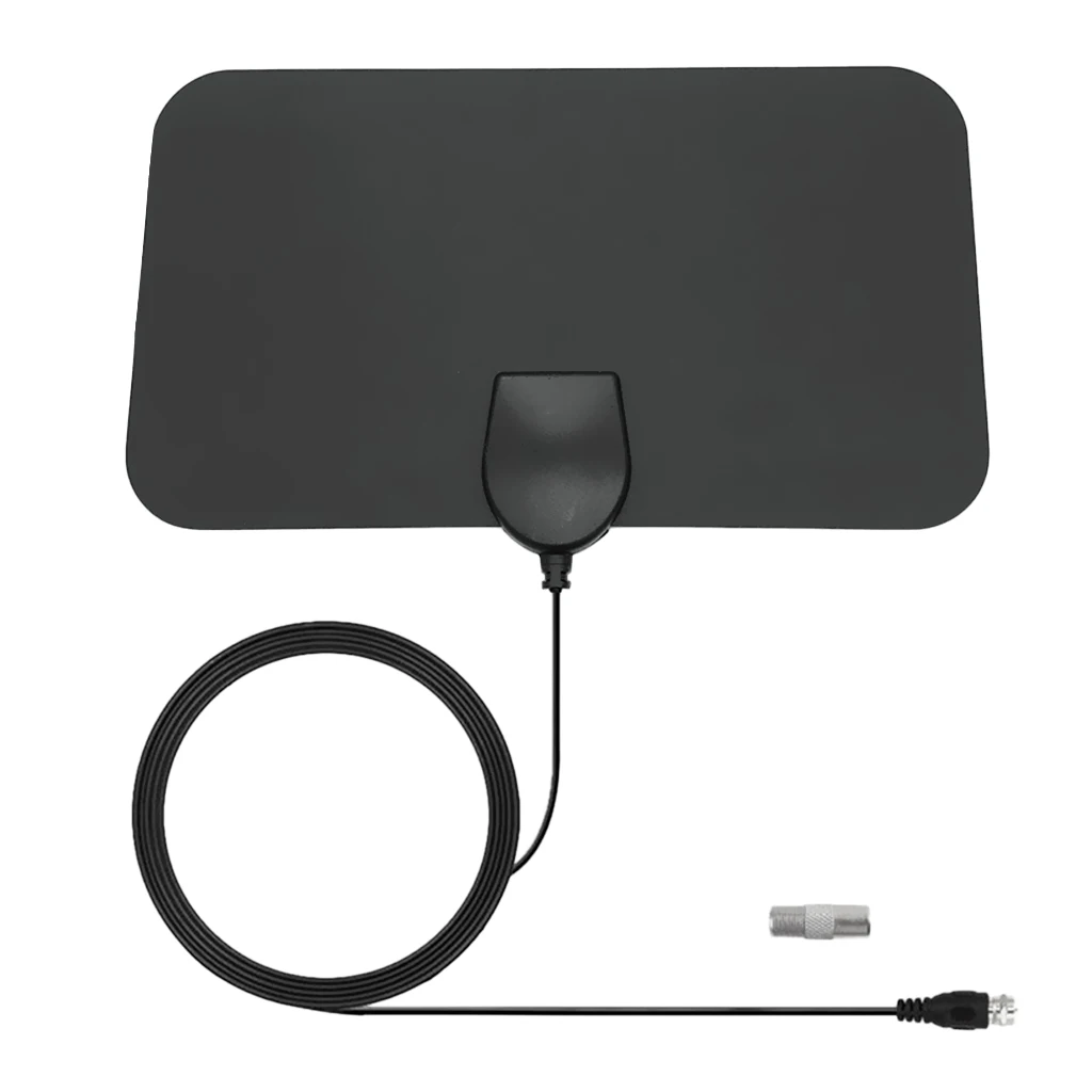 HDTV Antenna Digital Indoor Signal Meter 80 Miles Reception for Enhanced TV Experience
