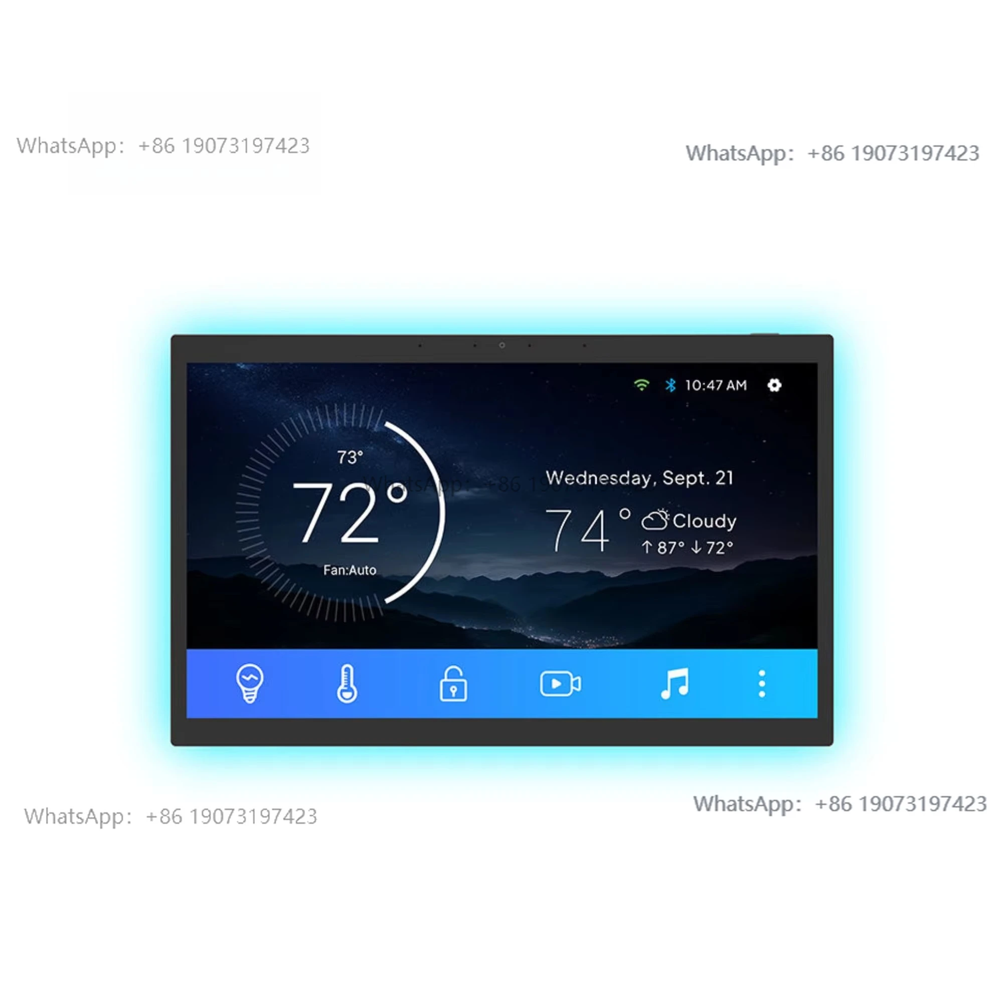 SMT1569 Heim-/Hotel-Automation 15,6-Zoll Android 14 Touchscreen Intelligentes Steuerungsdisplay-Tablet mit RK3576S Quad-Core