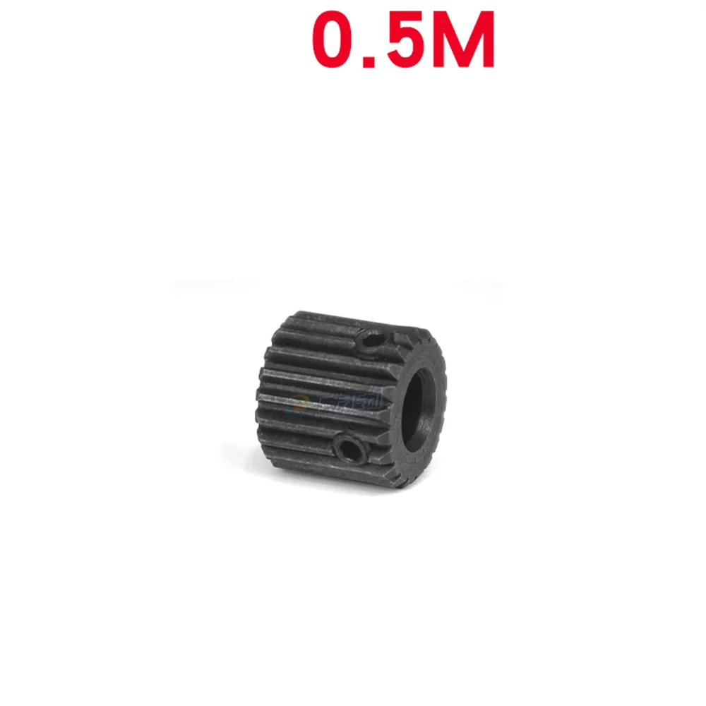 0.5M Spur Gear 24T 45# Carbon Steel Material Motor Gear Bore Size 4/5/6mm Transmission Accessories