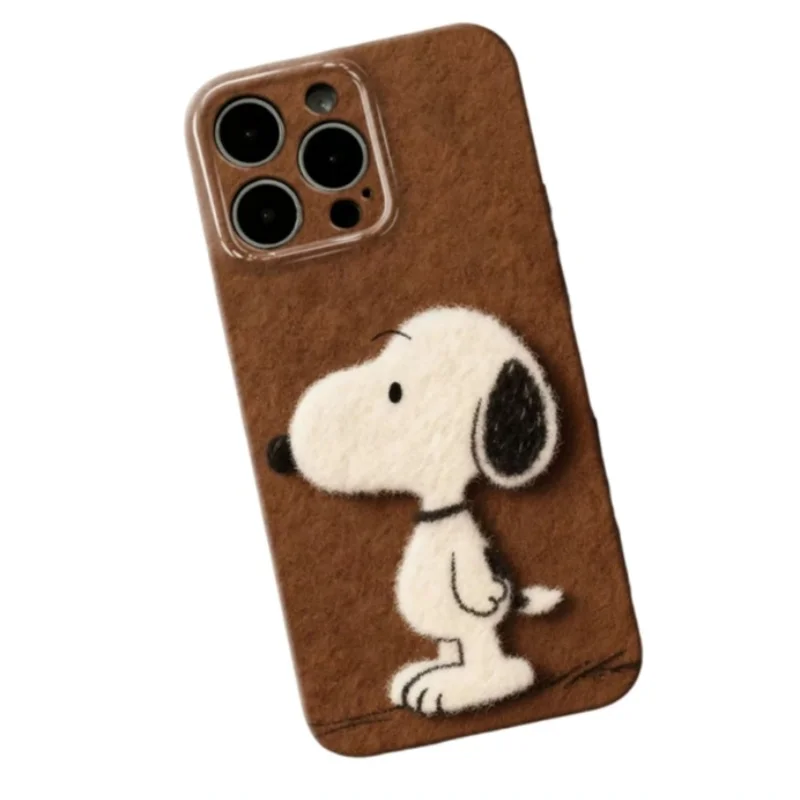 حافظة هاتف دونب سنوبي آيفون 16 برو آيفون 15 فيلم آيفون 14 آيفون 13 عصرية 12 مكانة 11 غلاف ناعم آيفون xs بنات للهدايا #6