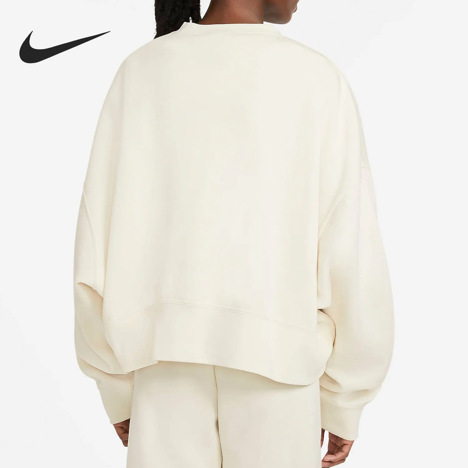 Nike genuine new women's casual velvet round neck pullover sweater sweatshirt CK0169-113