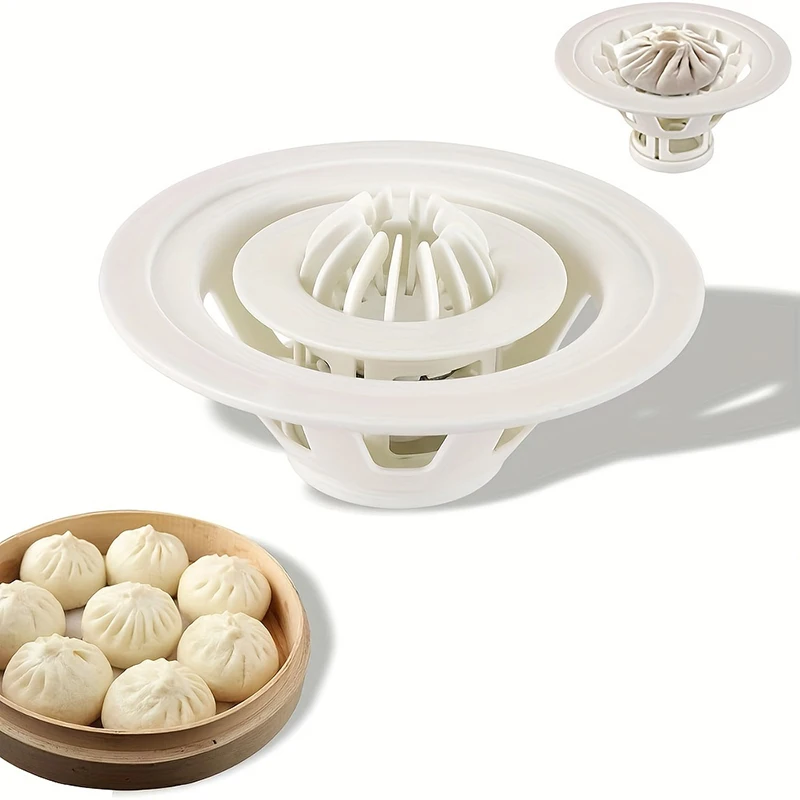Food Grade Silicone Baozi Mold, Chinese Steamed Bun Maker Pastry Pie Mould, DIY Dumpling Moon Cake Baking Tool, Kitchen Gadgets - view 2