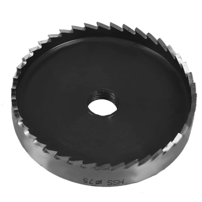A53Q-2 ชิ้น 75 มิลลิเมตร Pro รูเลื่อยฟันเหล็ก Holesaw เจาะเครื่องตัดบิตเครื่องมือสําหรับโลหะไม้โลหะผสม