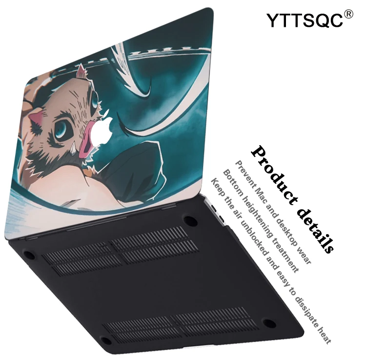 Imagem -04 - Capa Anime Hashibira Inosuke para Macbook Air m2 m1 Pro 13 14 16 Mac Shell Rígido A2681 A2337 A2338 A2681