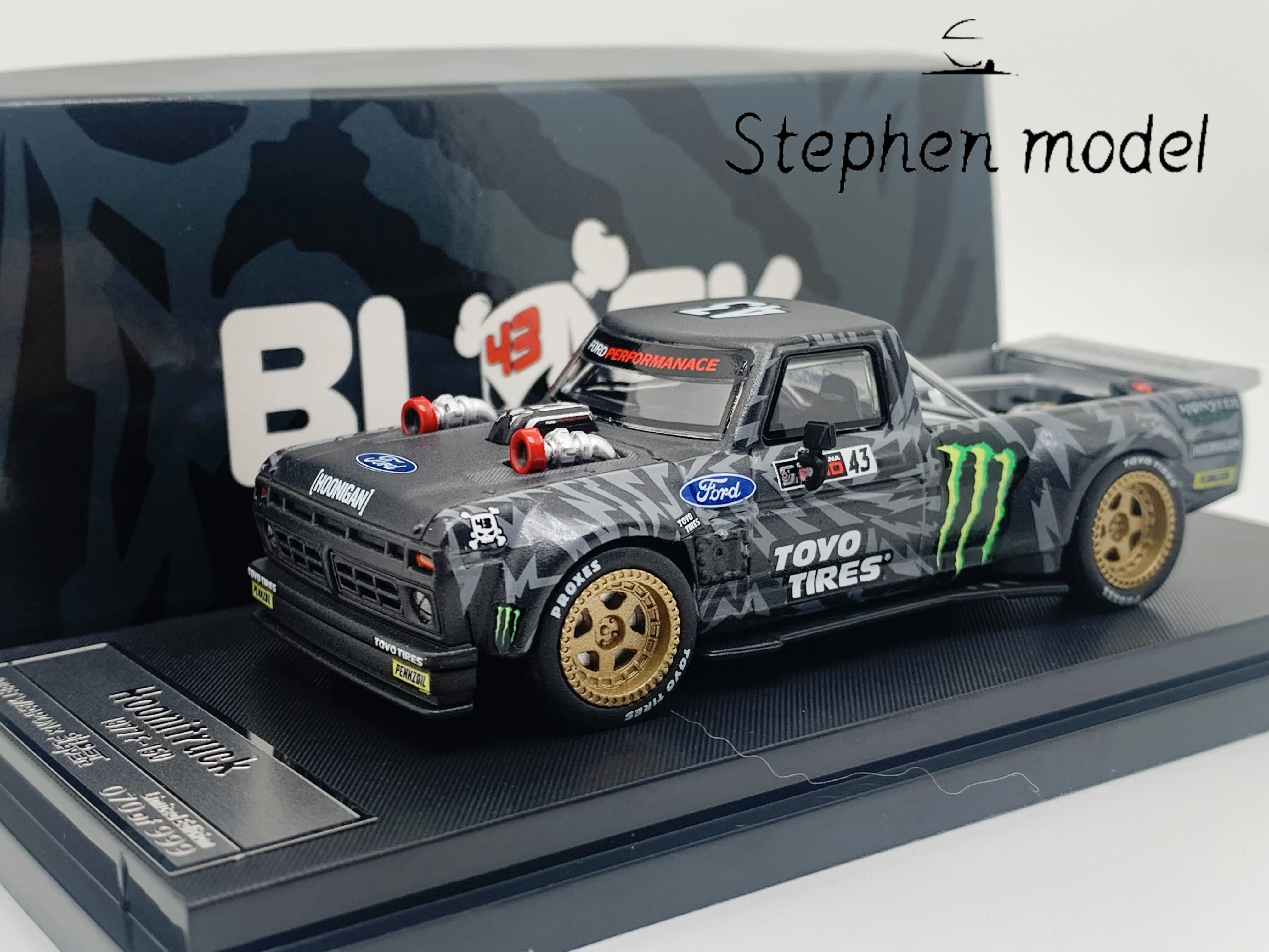 Street Weapon 1/64  Ken Block's 1977 F150 Ford Hoonitruck #Diecast Model Car