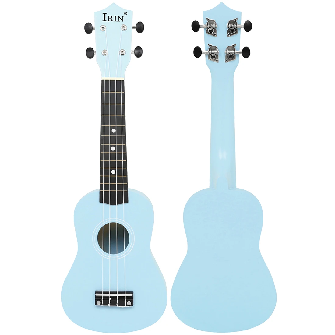 IRIN 21 Inch Ukulele 4 Strings Guitar Blue Hawaiian Mini Guitarra Basswood Ukulele Stringed Instrument Beginner Children\'s Gifts