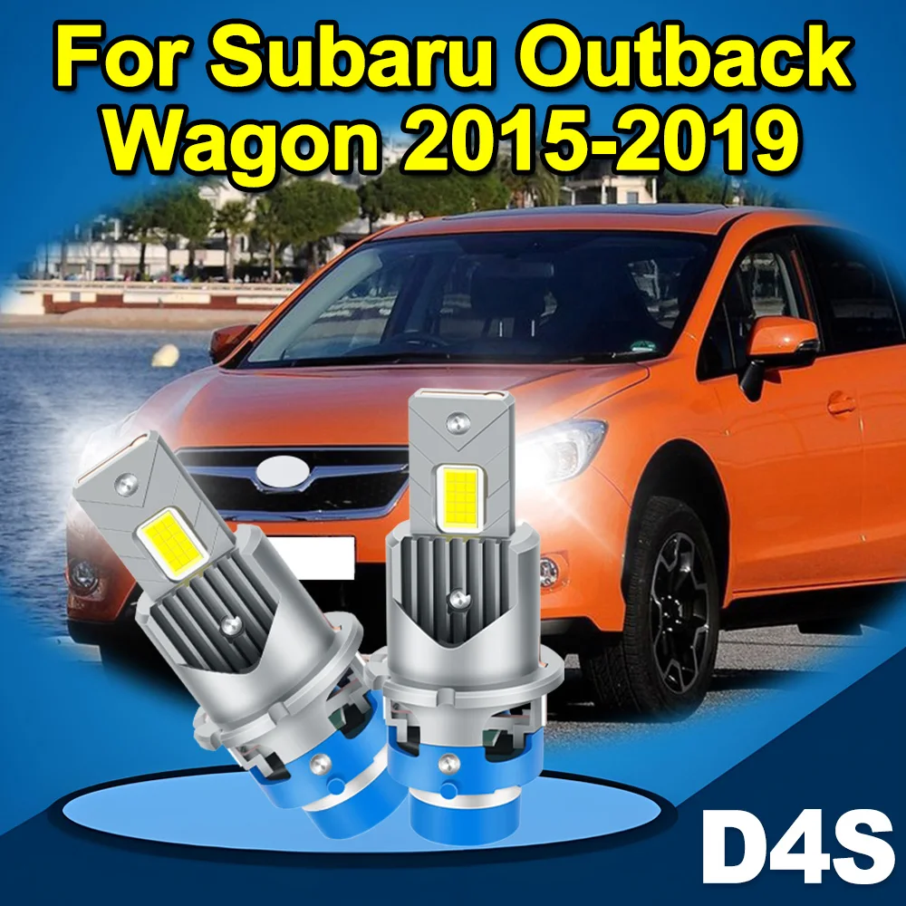 

For Subaru Outback Wagon 2015-2019 D4S LED Car Headlight Bulb 6000K Super Brightness 20000LM HID Replacement Xenon with Turbo Fa