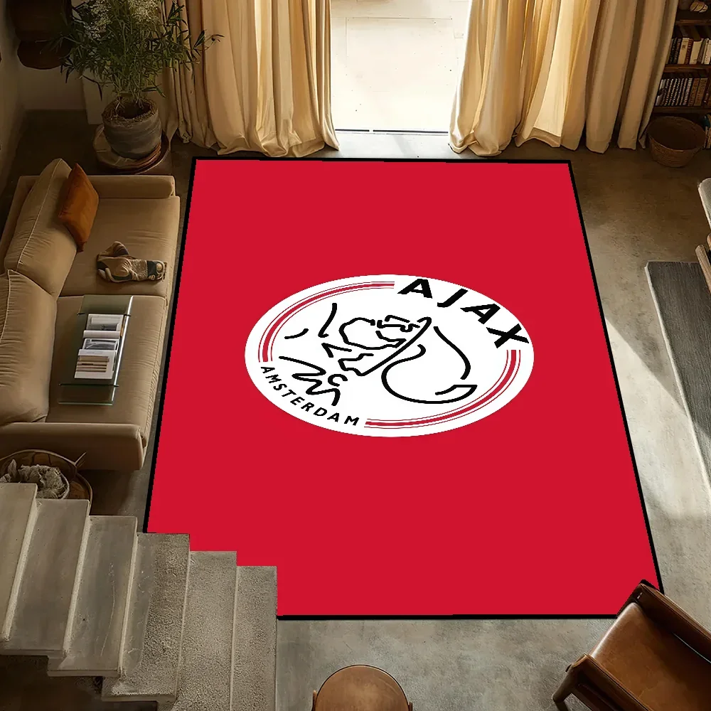 

small carpet Anti-Slip Kitchen Bedroom Handmade Tufted FC Rug Ajax Carpet Football Living Netherlands Room Entrance Decoration