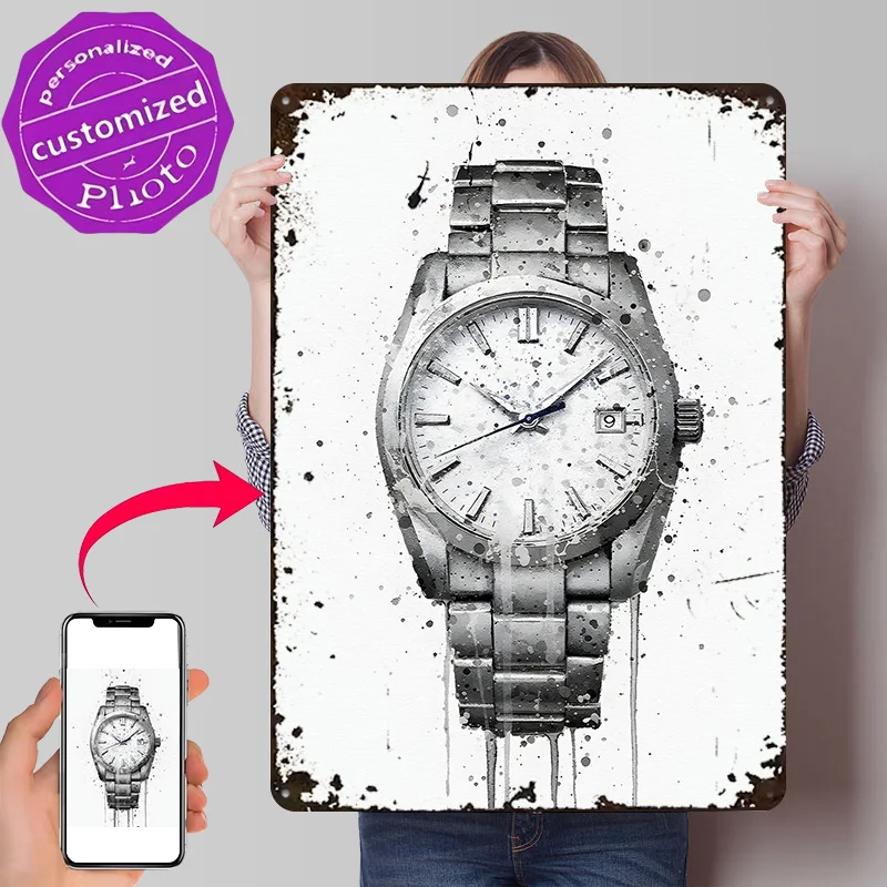 Whisper 3D Texture Metal Poster Customized Wall Art Tin Sign Gift for Mancave Home Decor Accessories Gaming Room Decoration Man