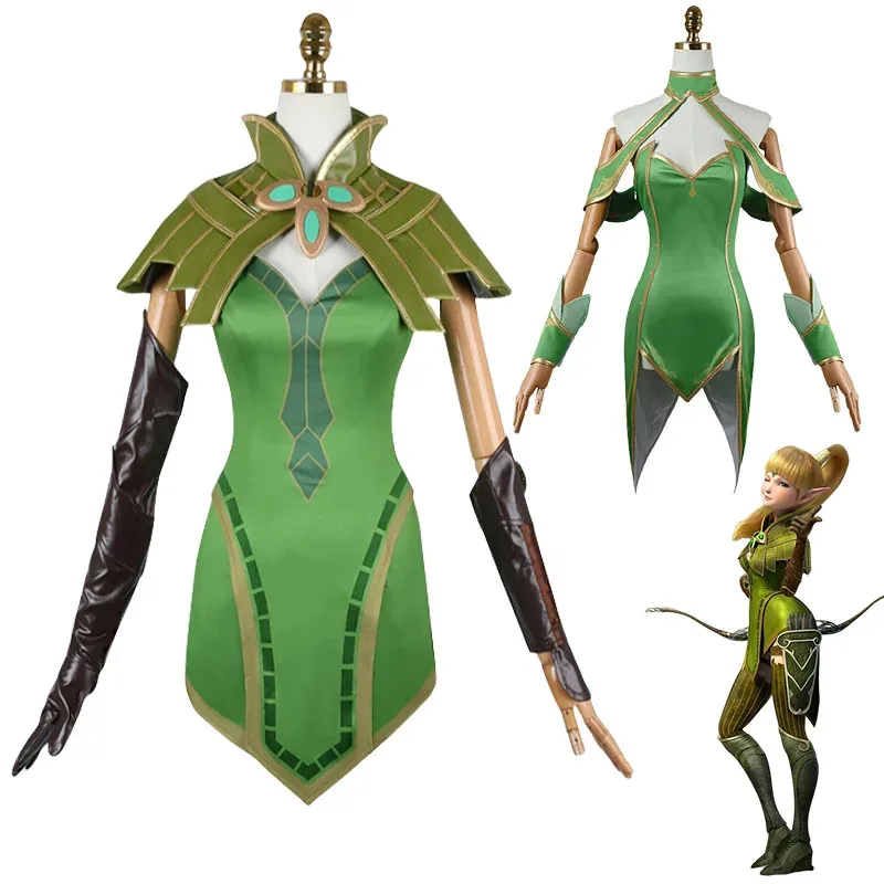 

Anime Dragon Nest: Throne of Elves Lyia Official Cosplay Costume Anime Game Character Outfit for Women Anime 3D Role Play Outfit