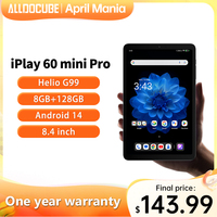 Alldocube iplay60 mini pro 8.4inch Tablet Helio G99 Android14 8GB RAM 128/256GB ROM Dual SIM 4G LTE pad 5500mAh Battery