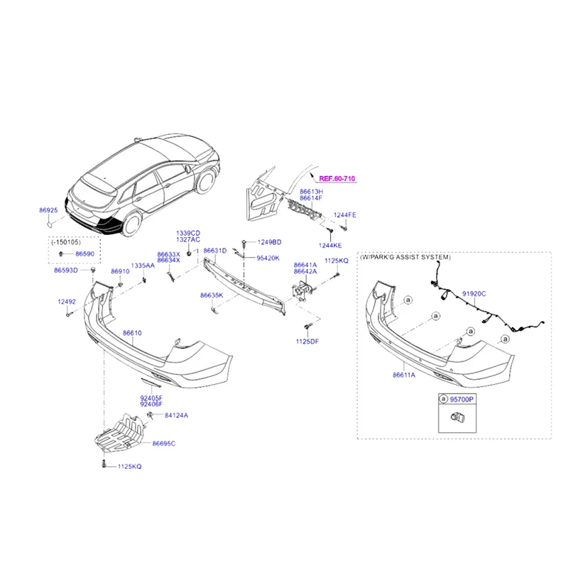 

Classy-Car Parking Sensor 95720-3Z000 For Hyundai I40 2011-2020 Assist Reverse Sensor 4MT006KCB 96890C1200 957203Z000T6S