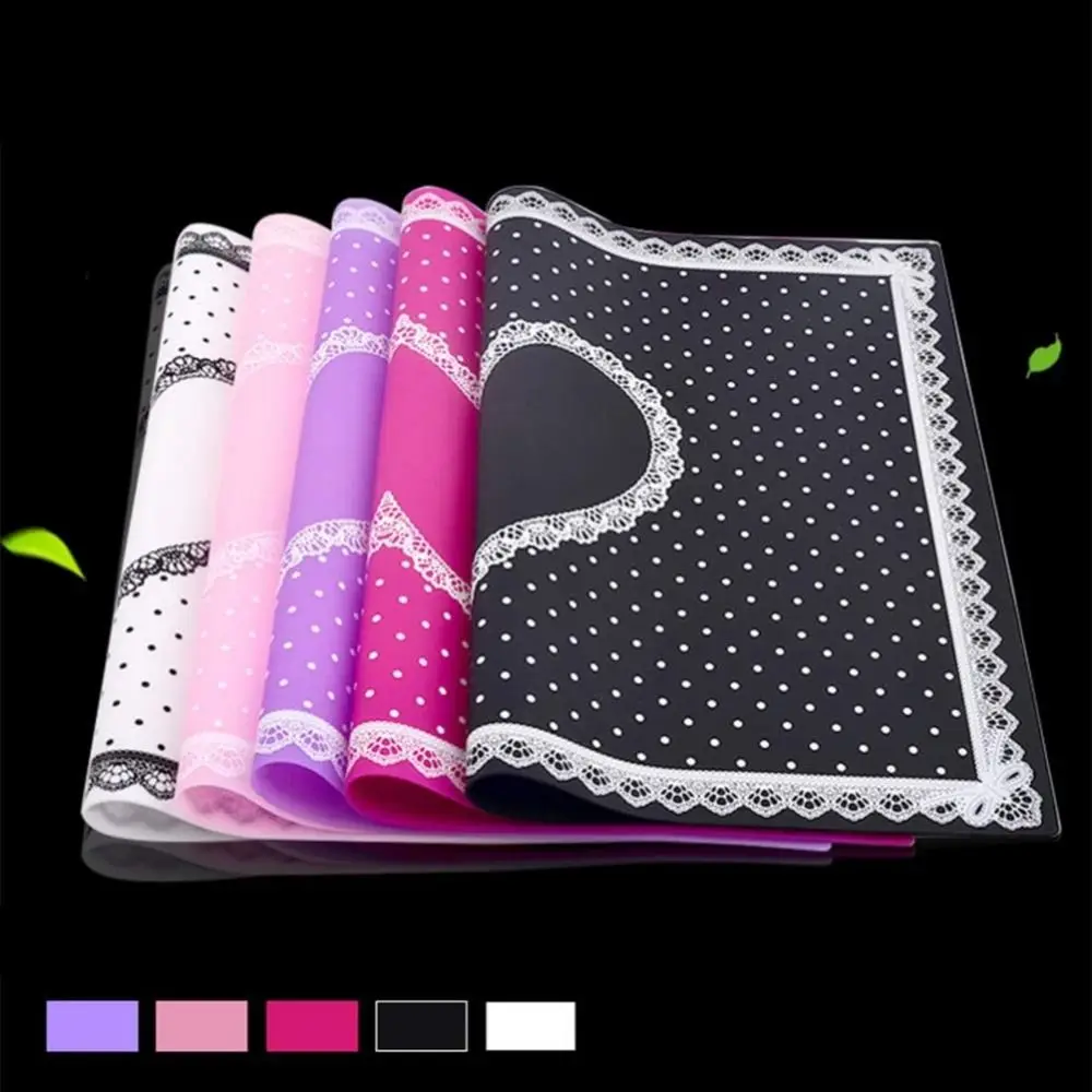 Ensemble de Table Pliable pour Nail Art, Polymères, Lavable, Antiadhésif, Coussin pour Ongles, Outils de Manucure, Doux, Résistant à la Chaleur, Coussin d'Accoudoir pour Salon