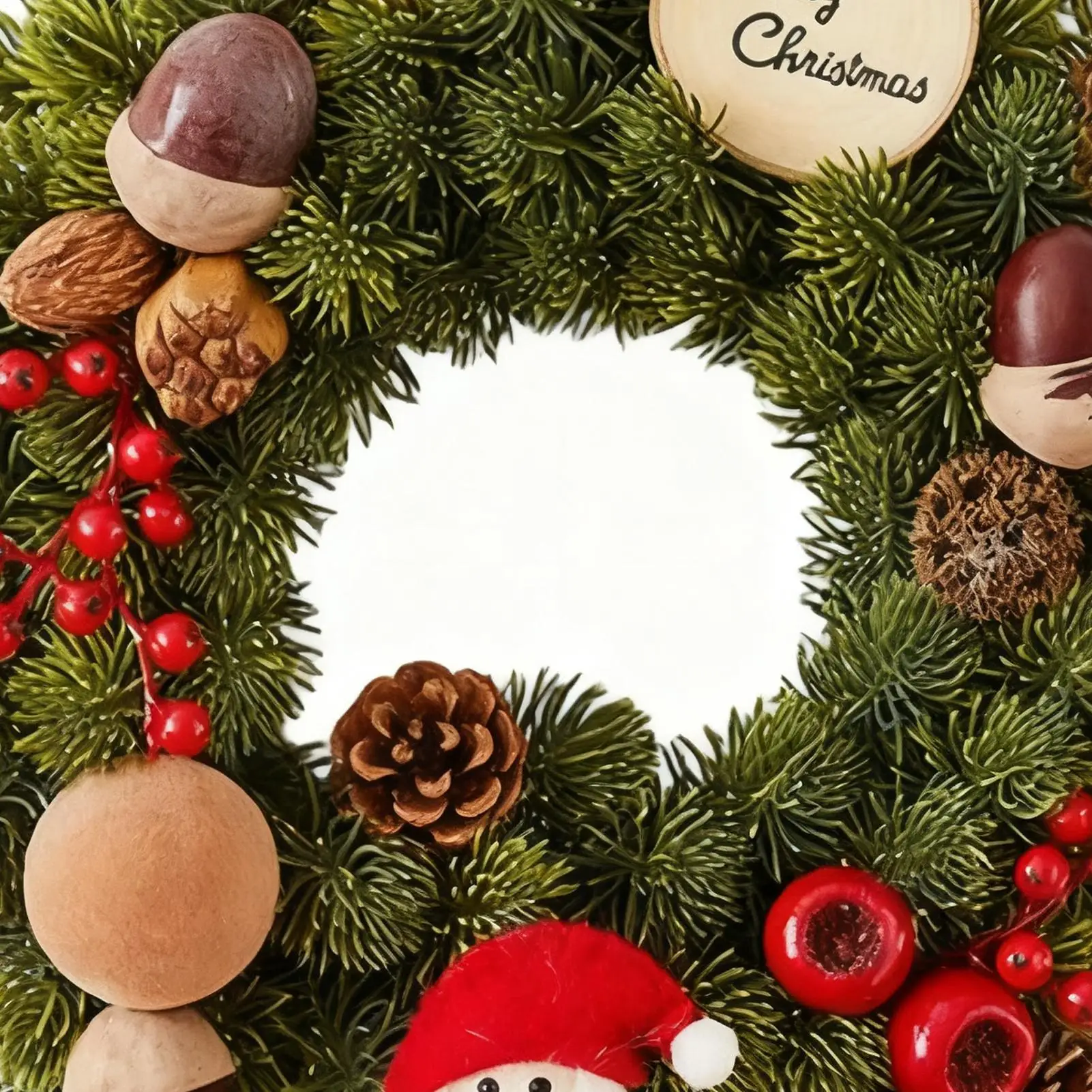 

Christmas Wreath Indoor Pine Cones Garland 11.81Inch Winter Wreath For Porch Home Wall Halloween Winter Table Mantel Fireplace