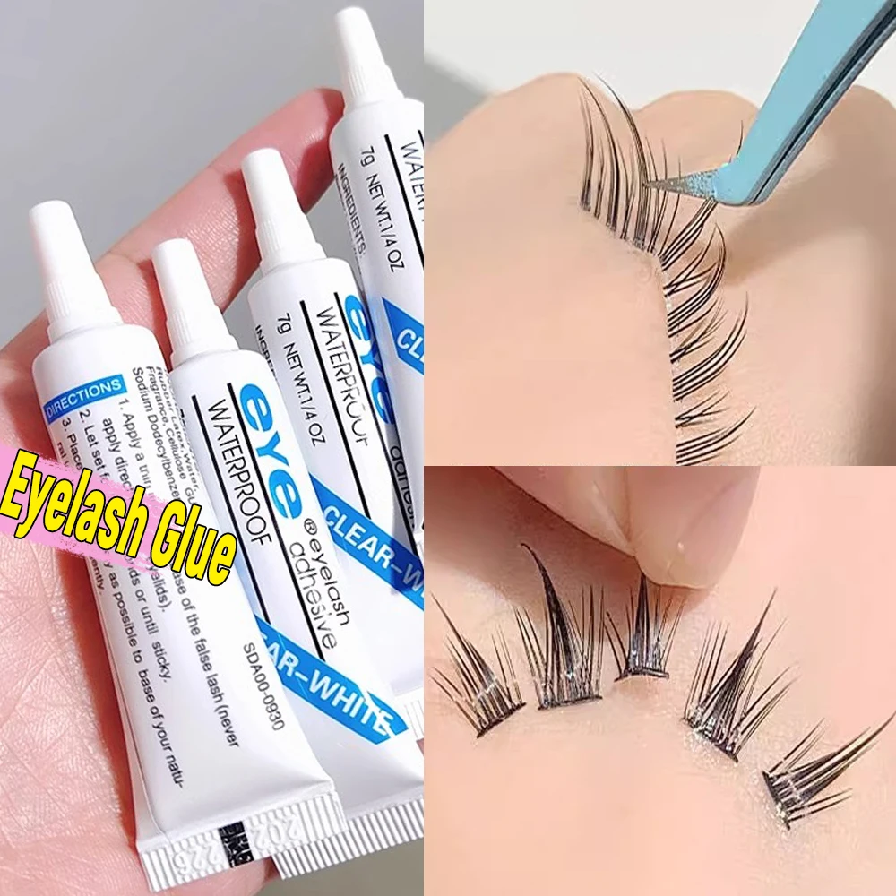 7 جرام صغيرة سريعة الجافة رمش الغراء كاذبة رمش تمديد طويلة الأمد مقاوم للماء الجمال لاصق أدوات ماكياج رموش الغراء