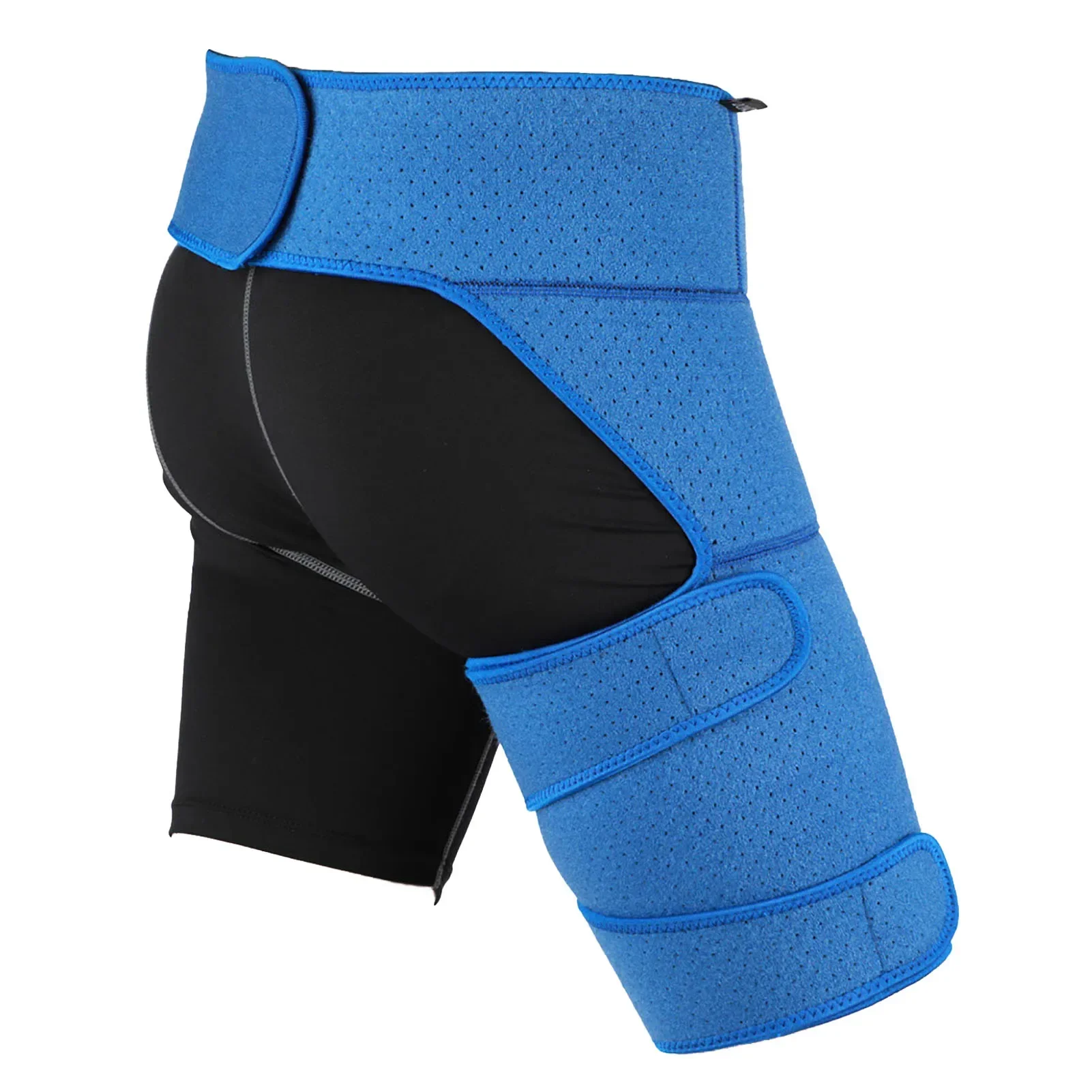 

Groin Hip Brace Thigh Support Compression Wrap Belt Hip Joint Bandage Protector for Leg Muscle Strain Groin Strain Hip Injury