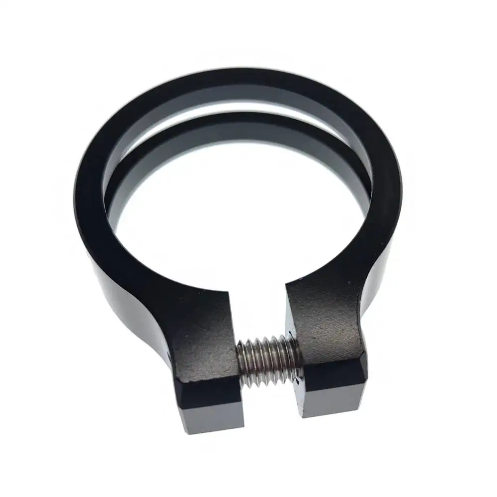 No logo new Aluminum Bike Seatpost Collar Clamp 37mm  Big Size Bolt Fixed Type Seat Post Clamp MTB bicycle parts