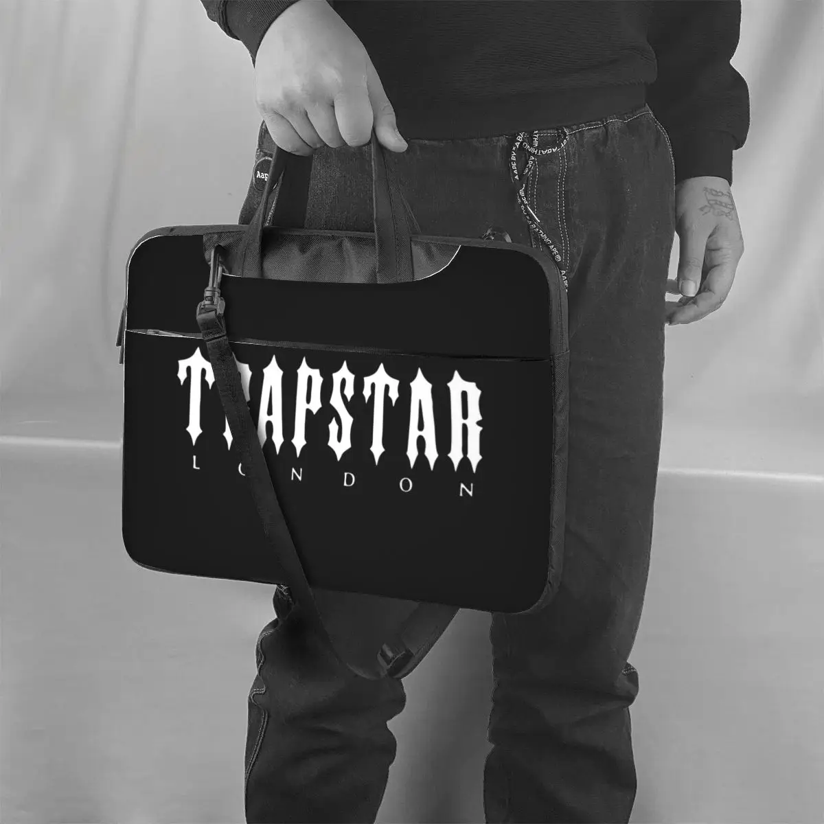 Trapstar London Laptop Bag Shockproof Case Computer Bag 13 14 15.6 Inch Crossbody Laptop Pouch For Macbook Pro Air