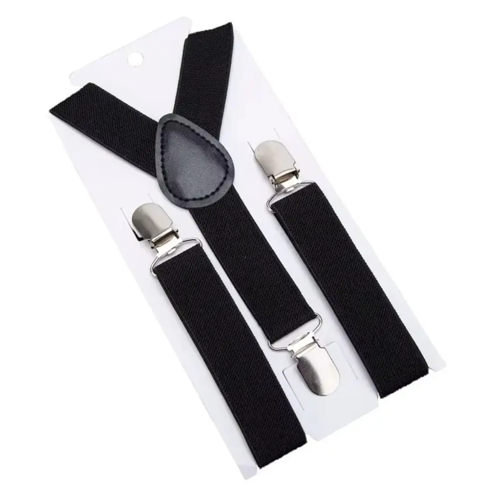 Classic Accessory Adjustable Kids Suspenders Elastic Solid Color Kids Braces Children Belt
